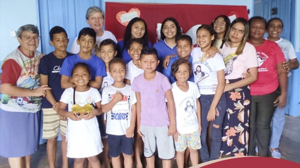 Visita da Conselheira Geral Ir. Marlei Schneider à Missão da Pastoral do Menor em Moju, PA Visita da Conselheira Geral Ir. Marlei Schneider à Missão da Pastoral do Menor em Moju, PA